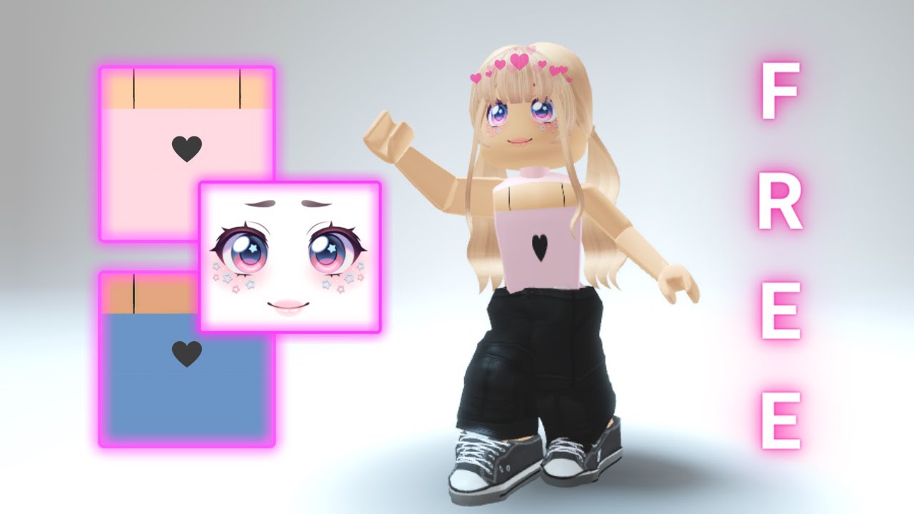 Hot Pink 0 Robux Free Items Outfit💗 #robloxoutfits