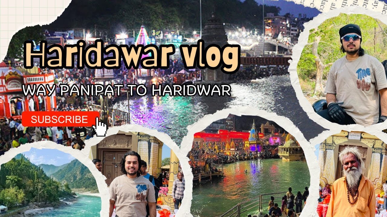 Panipat to haridwar in just 3 hours🏍️💨|| Visit haridwar in just one day😍||