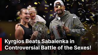 WATCH HIGHLIGHTS: Nick Kyrgios Defeats Aryna Sabalenka 6-3 6-3 | Battle of the Sexes Match | AD1Z screenshot 5