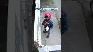Contoh Yang Baik Nih Paketnya Di Taruh Bukan Dilempar cctv kurir shorts reels kediri