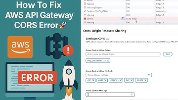 How To Fix AWS API Gateway CORS Error🚀