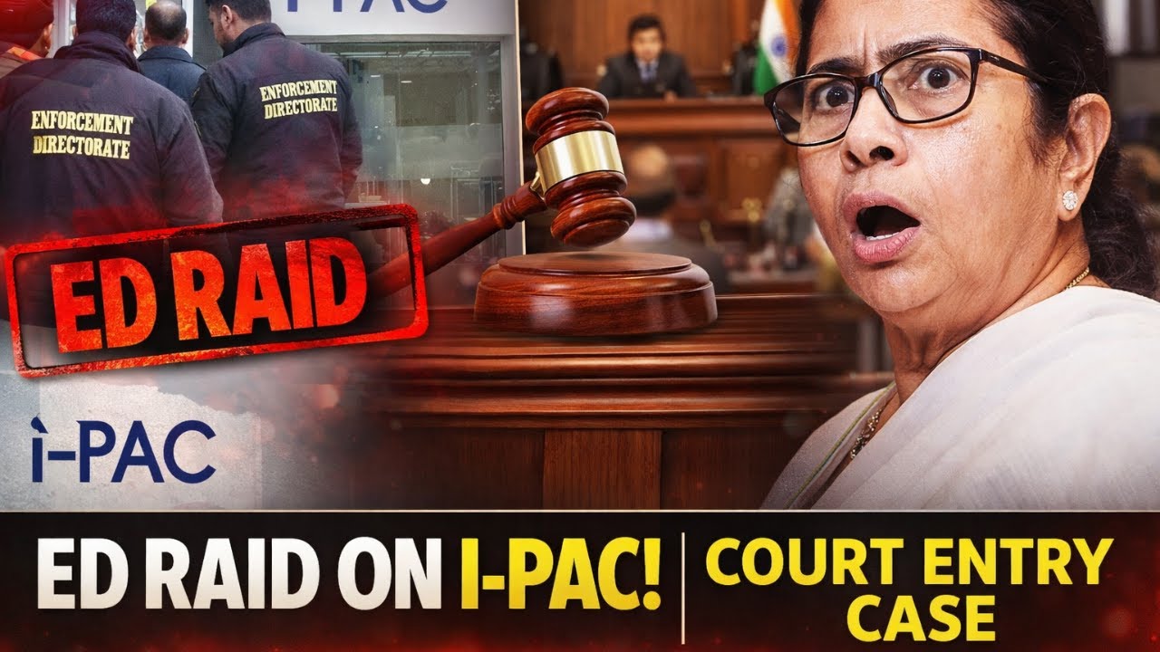 ED Raid on iPAC! Mamata Banerjee Ki Entry Se Mach Gaya Hungama 😱