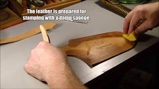 Leather Sheath for a Mora Craft Knife Part2/3 :The Unicorn Sheath"