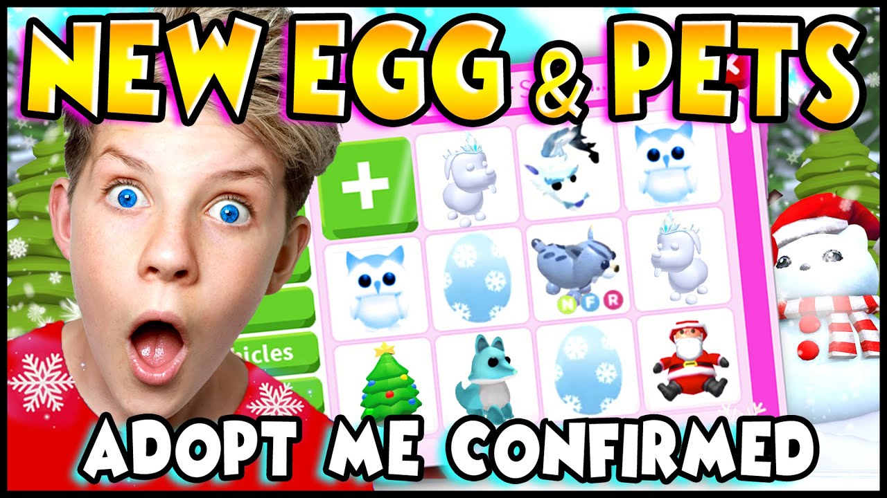 *NEW EGG & 6 PETS* CONFIRMED in Adopt Me Winter Update!! Prezley YouTube