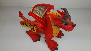 Fisher Price Imaginext Red Winged Eagle Talon Castle Dragon With Sounds Works Ebay Showcase
