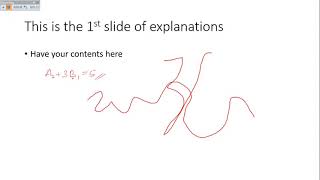 Recording ppt with audio and annotations