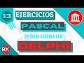 Ejercicios resueltos en Pascal