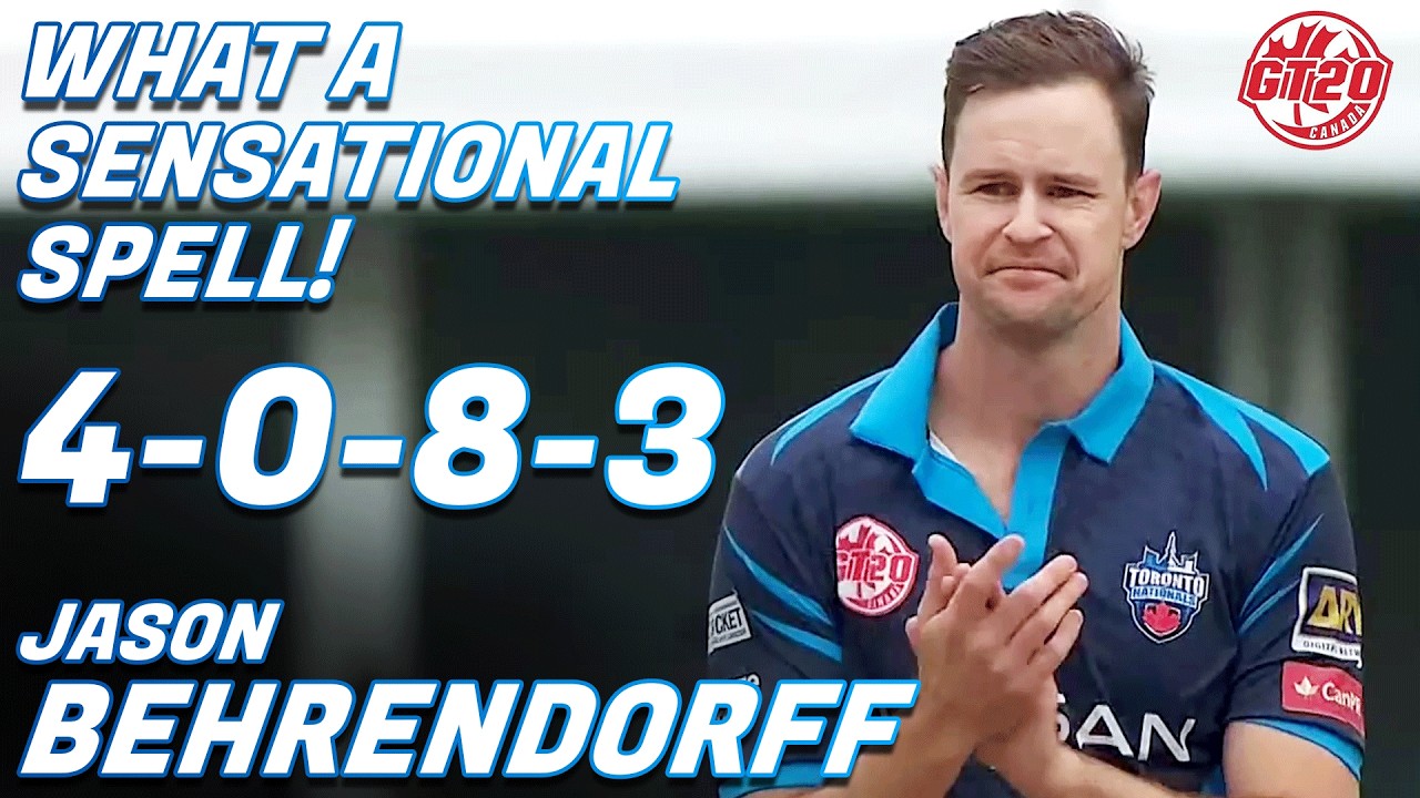 Unplayable Bowling By Jason Behrendorff Against Tigers | The Final | Global T20 Canada 2024 | M6A1A