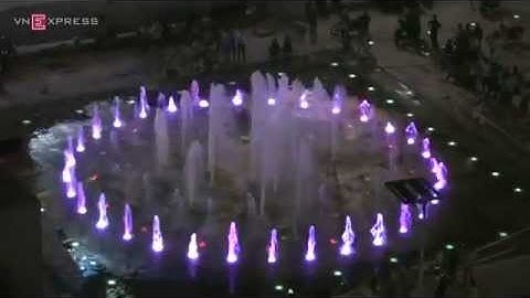 HỆ THỐNG PHUN NƯỚC NGHỆ THUẬT PHỐ ĐI BỘ NGUYỄN HUỆ