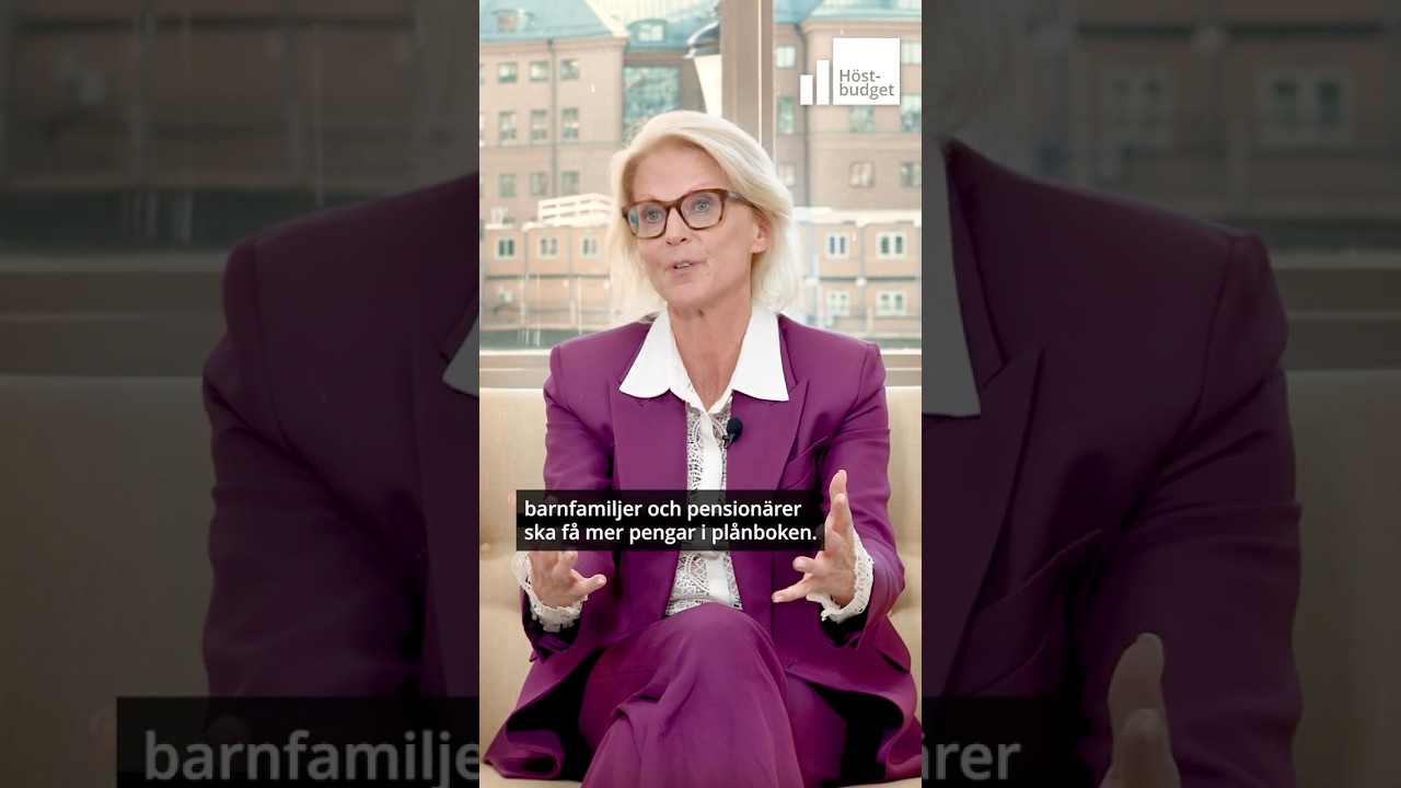 Finansminister svarar på tre snabba frågor om regeringens höstbudget.