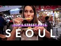 TOP 5 KOREAN STREET EATS TO TRY! // Gwangjang Market Food Tour (South Korea&#39;s largest market)