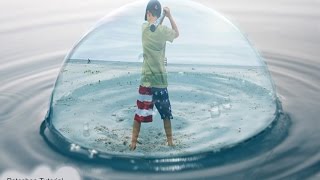 Photoshop Tytorial - How to put a picture inside the bubble - Arabic screenshot 5