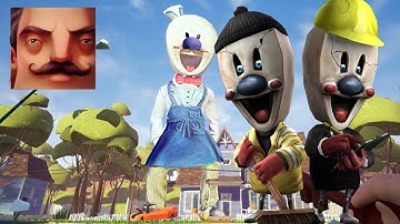 Hello Neighbor - New Neighbor Ice Scream 4 Normal Mini Rod Operator Act 2 Hole Gameplay Walkthrough
