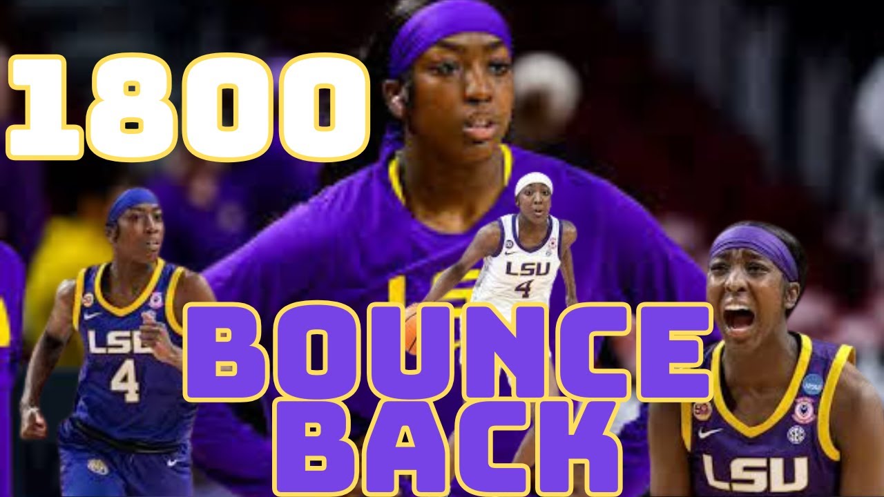 FLAU'JAE JOHNSON BOUNCE BACK NIGHT 25PTS 1800 CAREER POINTS!!! W FOR LSU!!
