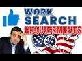 How to Satisfy Work Search Requirements for CONTINUED Unemployment Benefits | WHAT YOU MUST KNOW