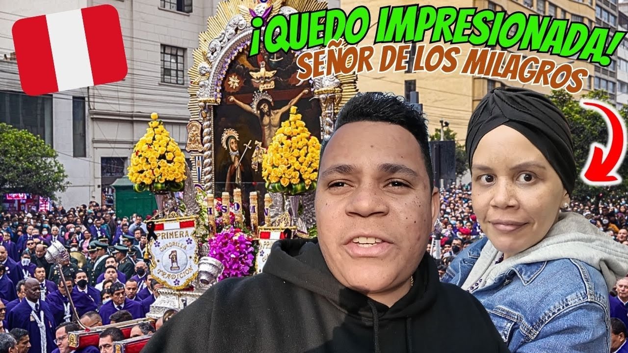 Llevamos a mi HERMANA a la PROCESIÓN RELIGIOSA más IMPORTANTE del PERÚ 🇵🇪  | 🇻🇪 #VenezolanoEnPerú