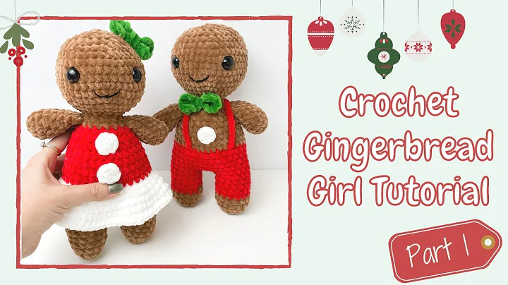 Learn to Crochet a Cute Gingerbread Girl - Free Tutorial!