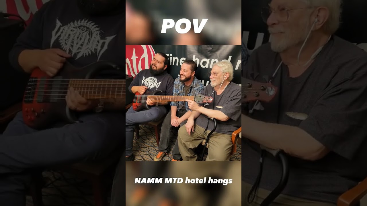 MTD Hotel Room NAMM Hangs