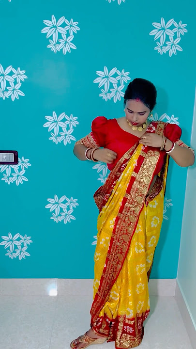 God style & New style saree draping