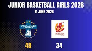 SMC Basketball Jr Girls vs Alfriston College (48-34) | 11 June 2026