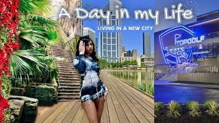 A DAY IN MY LIFE LIVING IN A NEW CITY | Top Golf, Outing With Friends, and MORE ♡