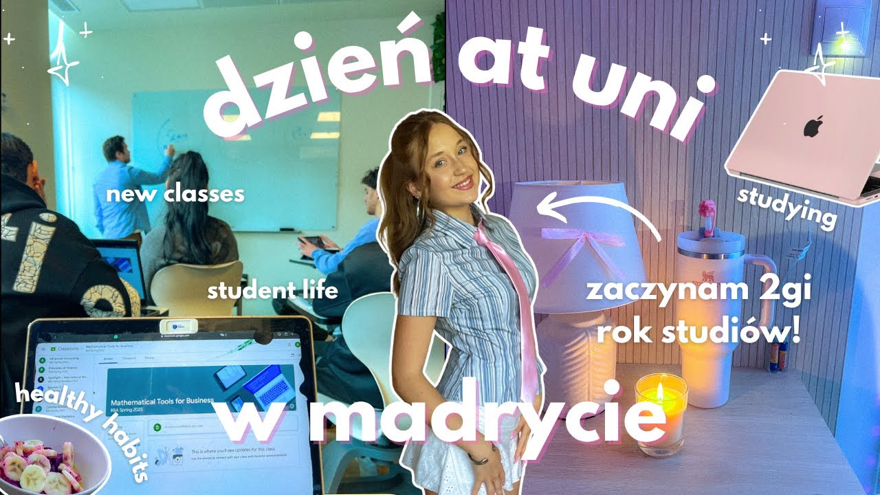 ZACZYNAM DRUGI ROK STUDIÓW W MADRYCIE! 😱🇪🇸🎀