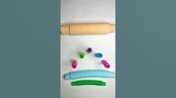 Relaxing and Creating ASMR POP-TUBE #asmr #satisfyingvideos #relaxing #oddasmr #insideout #creative