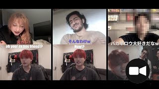 【知らない外国人とビデオ通話】CA美女