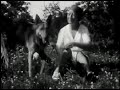 Alfred Lunt and Lynn Fontanne with German Shepherd