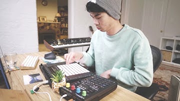 Sampling 1960s Jazz with the Ableton Push 2 // Using Roland SP-404 MK2 as an FX Unit