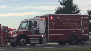 Baltimore county,MD reserve medic 48 responding
