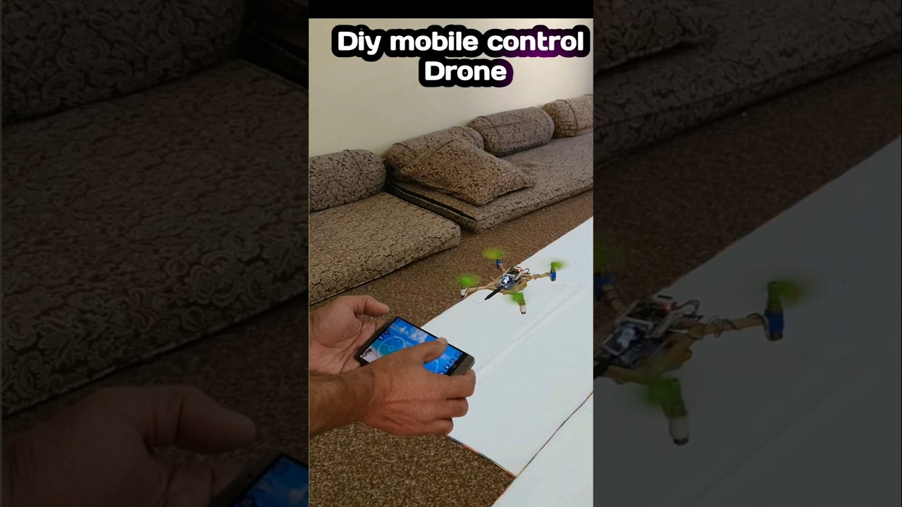 Diy mobile control Drone 