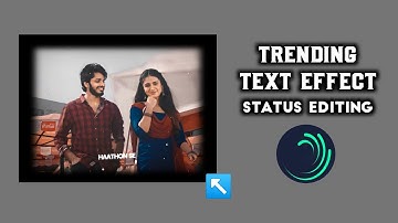 New Viral Lyrics Status video editing| Lofi Remix Status Editing | Alight Motion new Video Editing