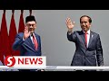 PM Anwar receives ceremonial welcome at Indonesia