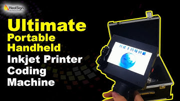 Ultimate Portable Handheld Inkjet Printer Coding machine At Heatsign