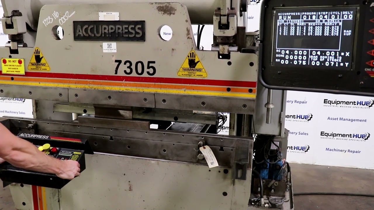 Accurpress 7305 5' x 30 Ton CNC Hydraulic Press Brake