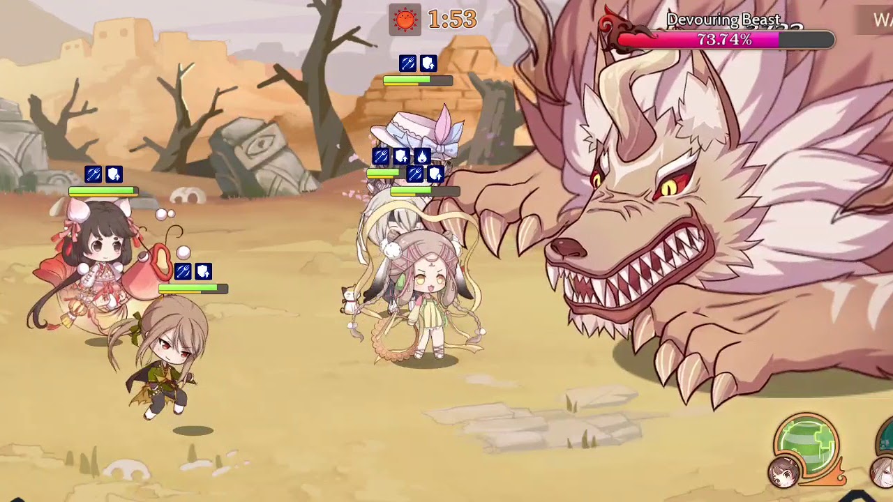 [Food Fantasy] 5 min Guild Boss regular formation (Seishirou, BonAppetit Guild)