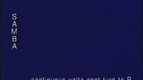 Samba dance steps 26  Continuous volta spot to R