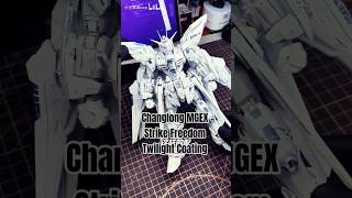 Changlong MGEX Strike Freedom Twilight Coating Quick Review #gundam #plamo #modelkit #gunpla #mecha