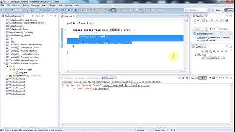 Learn Java Tutorial for Beginners, Part 37: Runtime Exceptions