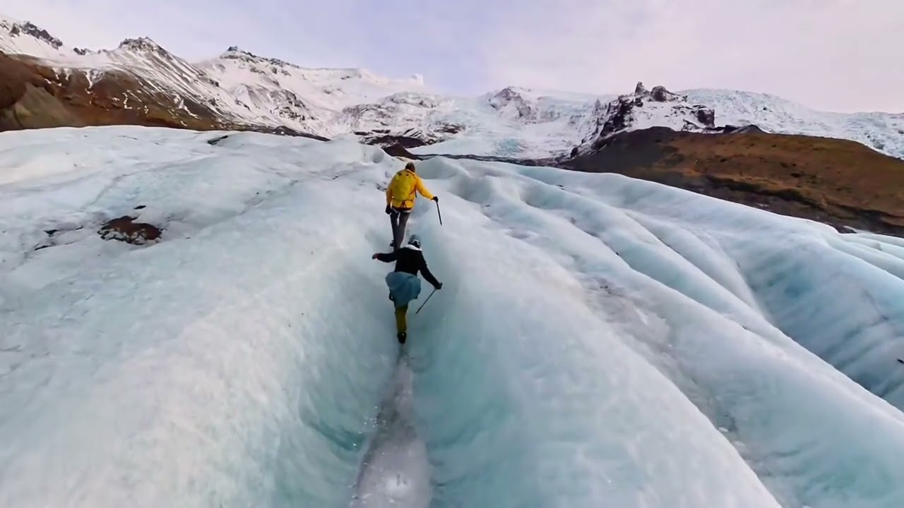 Virkisjökull / Vatnajökull Glacier, Iceland, Friday, February 14, 2025, Valentine’s Day - Part 1 — Virkisjökull, Iceland — video poster