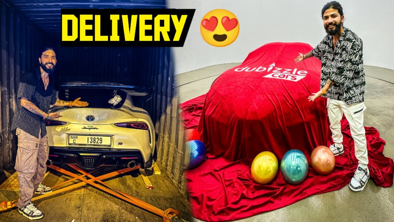 Finally Apni New Supercar Supra Mk5 Ghar Ki Delivery Ke Liye Nikal Gayi Dubai Se 😍