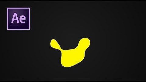 After Effects Tutorial - Blob Effect or Jelly Effect in After Effects