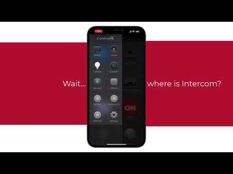 Use Intercom on Control4 App