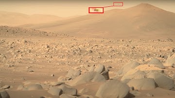 Perseverance Captures UFO at Top of 