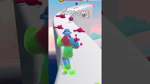 Blob Runner 3D 🔵🟣⚪ ( Android Gameplay Level Up All Level New Android Game ) #shorts game