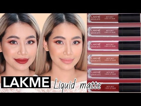 Nyobain Lipstick Matte Lakme Pertama Kali | Lakme Mini Matte Crayon Lipstick Review. 