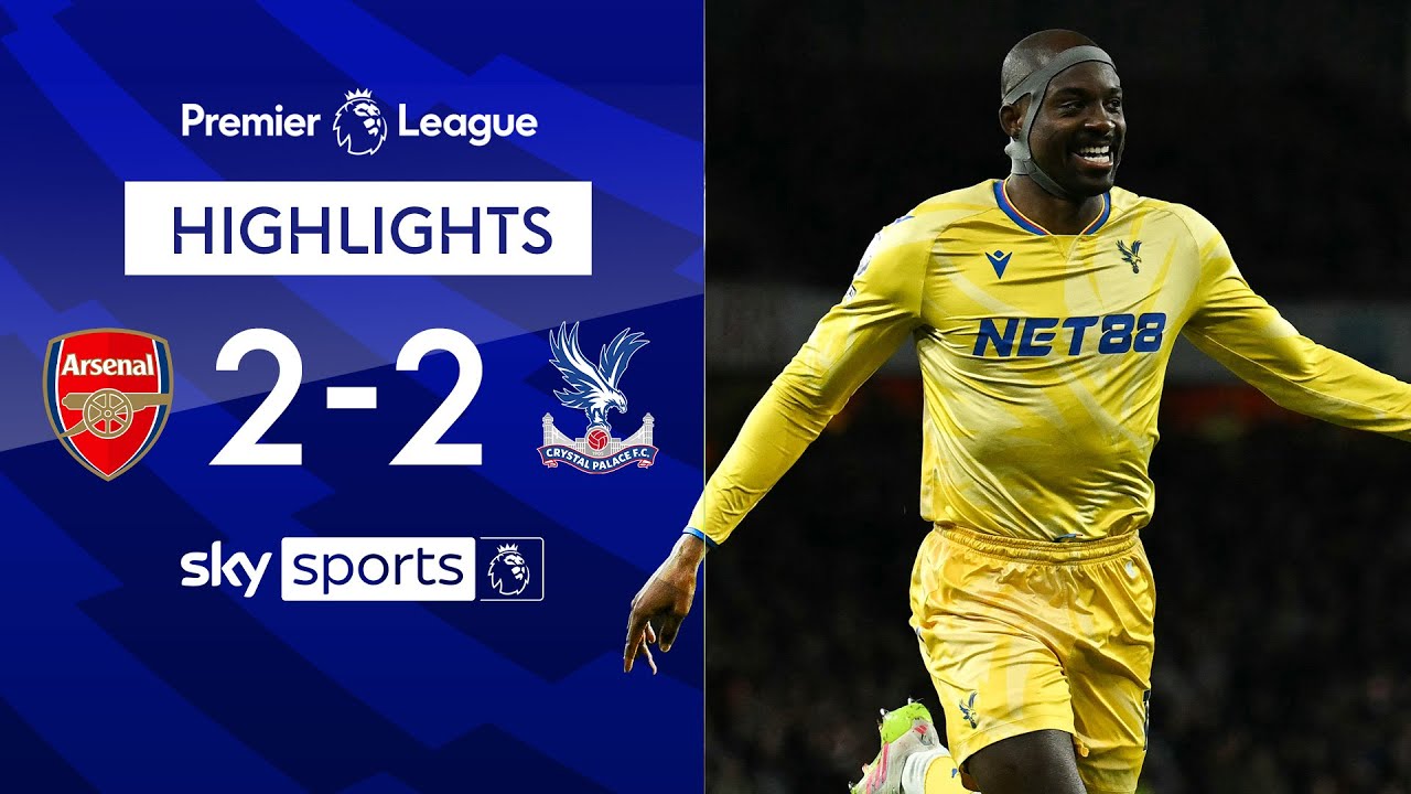Mateta STUNNER but Palace draw at Arsenal | Arsenal 2-2 Crystal Palace | EPL Highlights