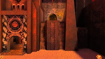 CRISTAL Pixel Quake III Arena "Demon Keep" Map
