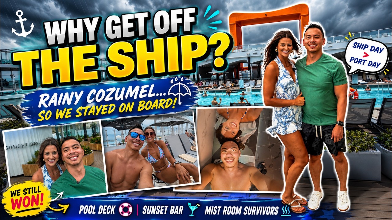 Why Get Off the Ship?! 😂 Rainy Cozumel on Celebrity Beyond